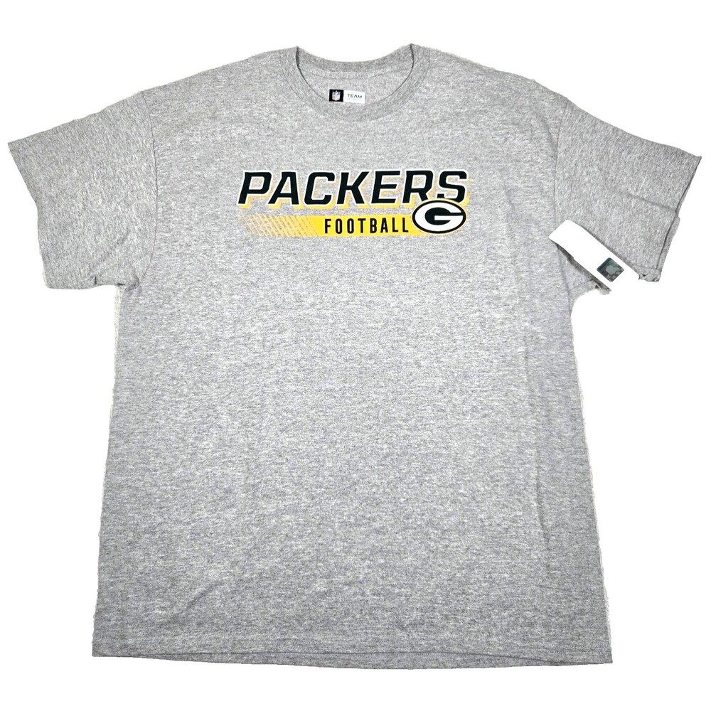 Green Bay Packers NFL Team Apparel gray T-shirt (Size XL) New NWT
